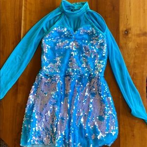 Sequined dance costume
